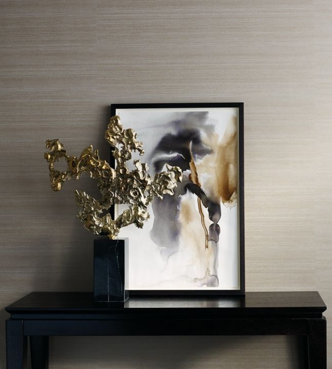 Raw Silk Wallpaper - Pearl - ZSEI312840 - Zoffany