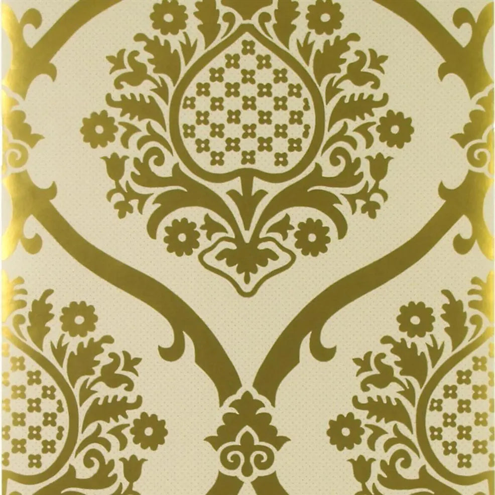 Rocaille Wallpaper - Gold - P472/07 - Designers Guild