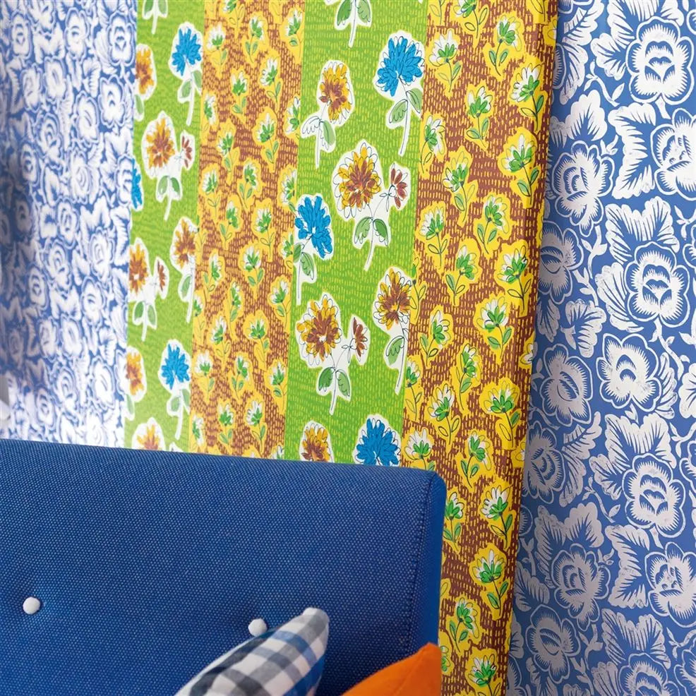 Rosario Wallpaper - Cobalt - P592/07 - Designers Guild