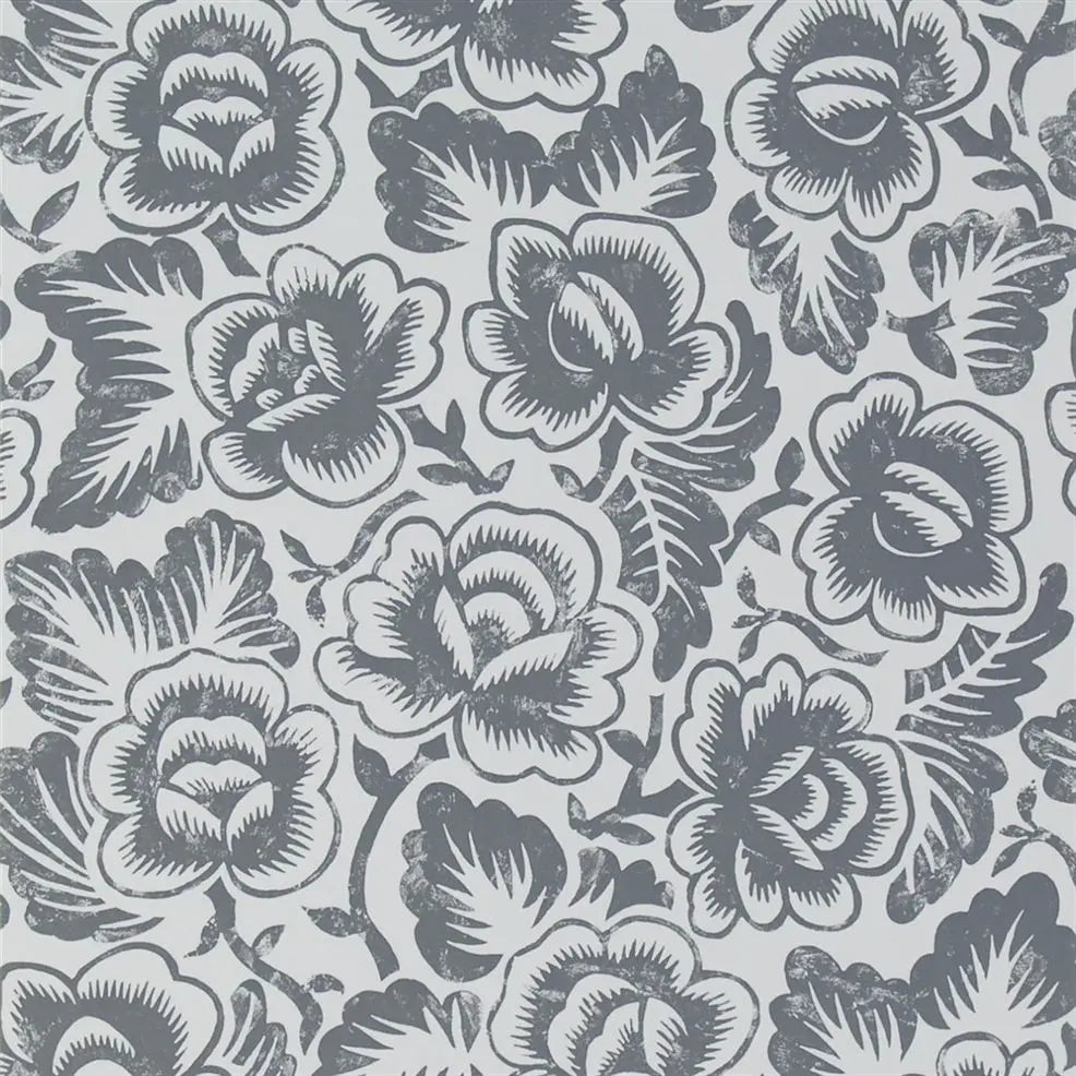 Rosario Wallpaper - Graphite - P592/04 - Designers Guild