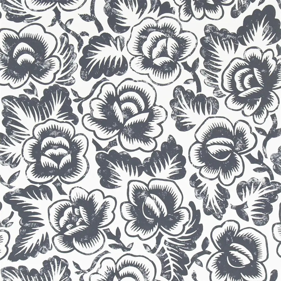 Rosario Wallpaper - Noir - P592/05 - Designers Guild