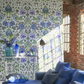 Rose De Damas Wallpaper - Cobalt - PDG1168/01 - Designers Guild