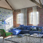 Rose De Damas Wallpaper - Cobalt - PDG1168/01 - Designers Guild