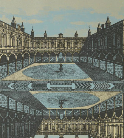 Royal Exchange Wallpaper - Taloyrs Grey/Platinum - ZPLW312971 - Zoffany