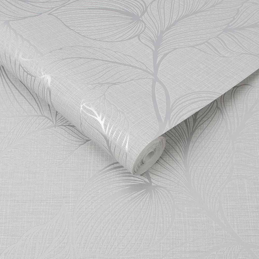 Royal Palm Wallpaper - Moonstone - Boutique Luxury