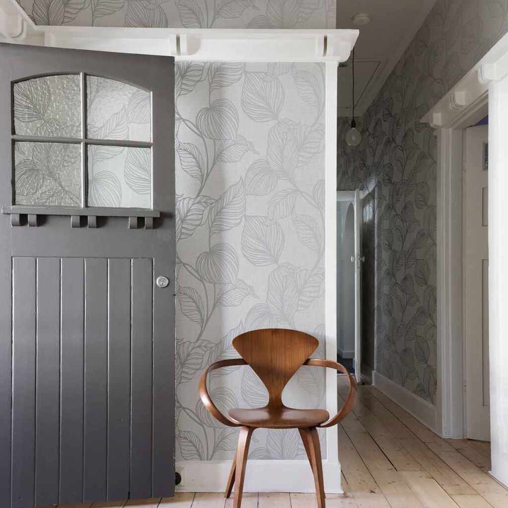 Royal Palm Wallpaper - Moonstone - Boutique Luxury