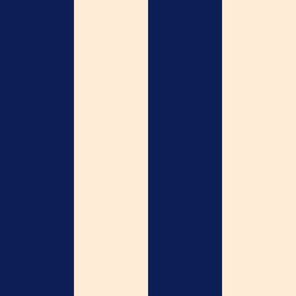 Ryde Stripes Wallpaper - Blue & Beige - Summer Gray
