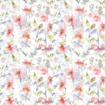 Samarinda Poppy Natural Fabric