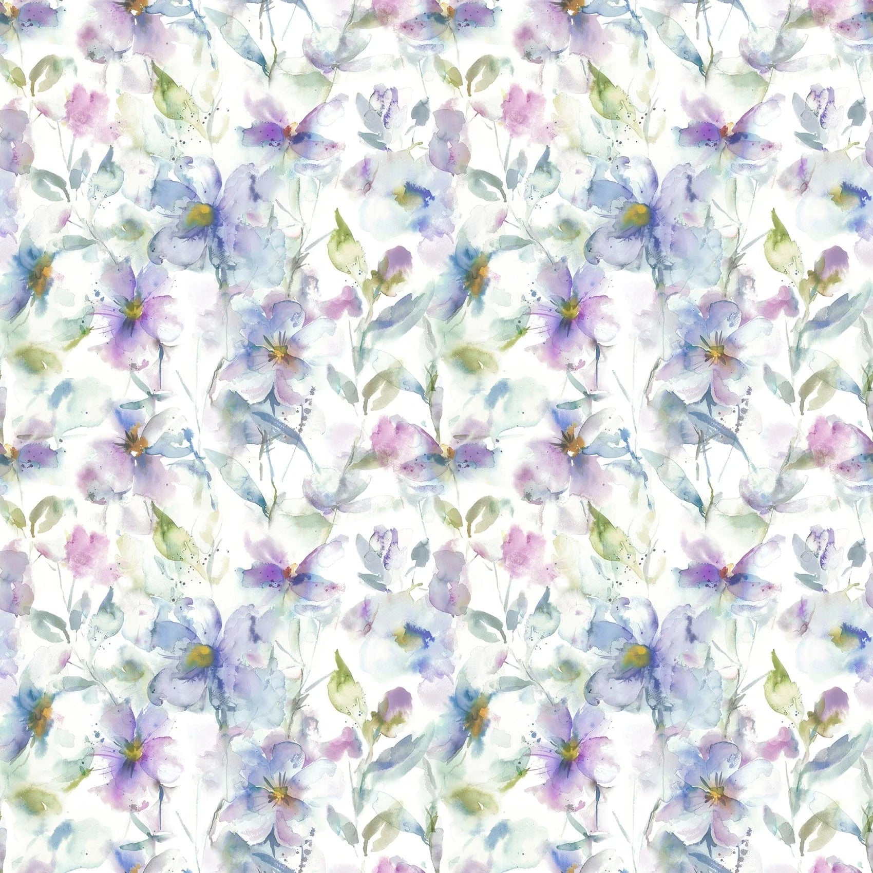 Samarinda Violet Natural Fabric