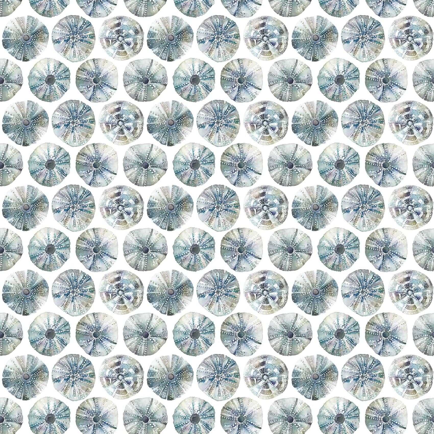 Sea Urchins Slate Fabric