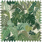 Serendipity Fabric with 100% Linen - Green - Wear The Walls