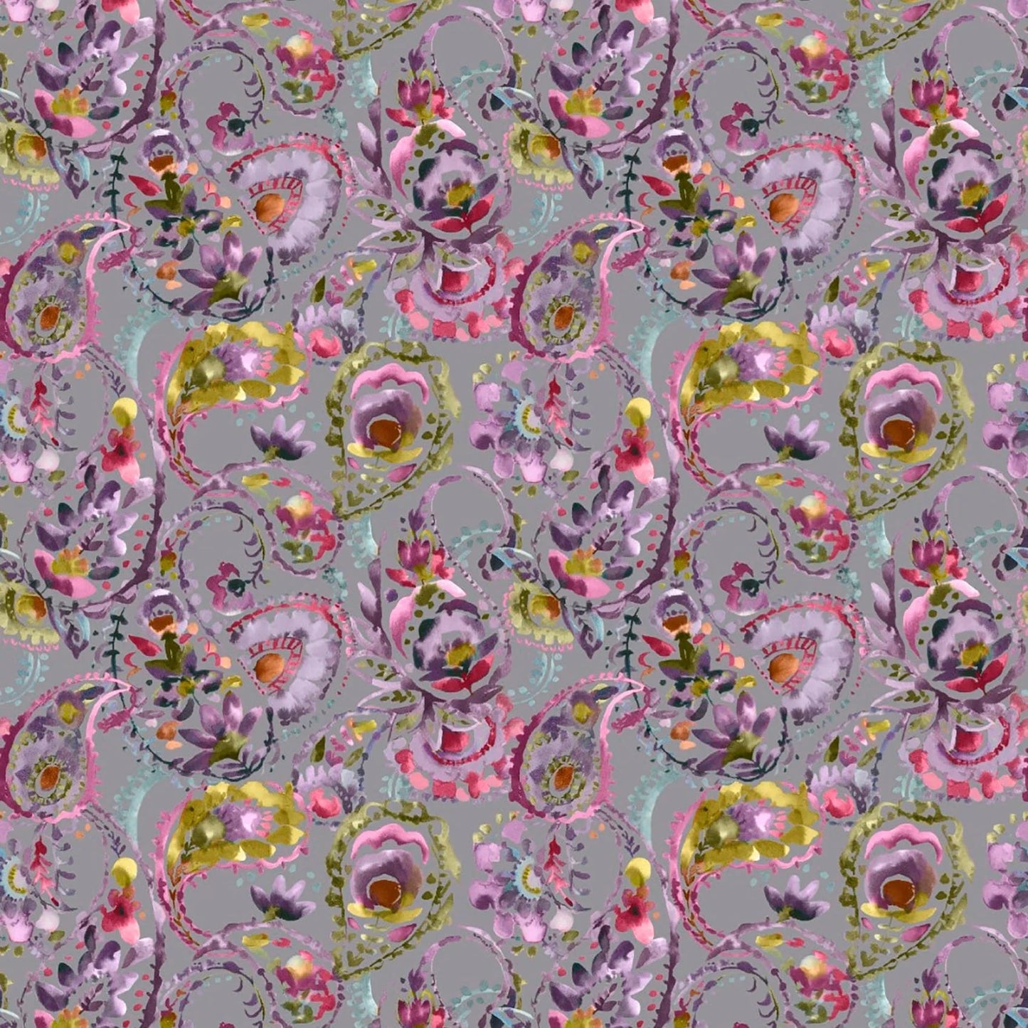 Shrabana Lotus Fabric