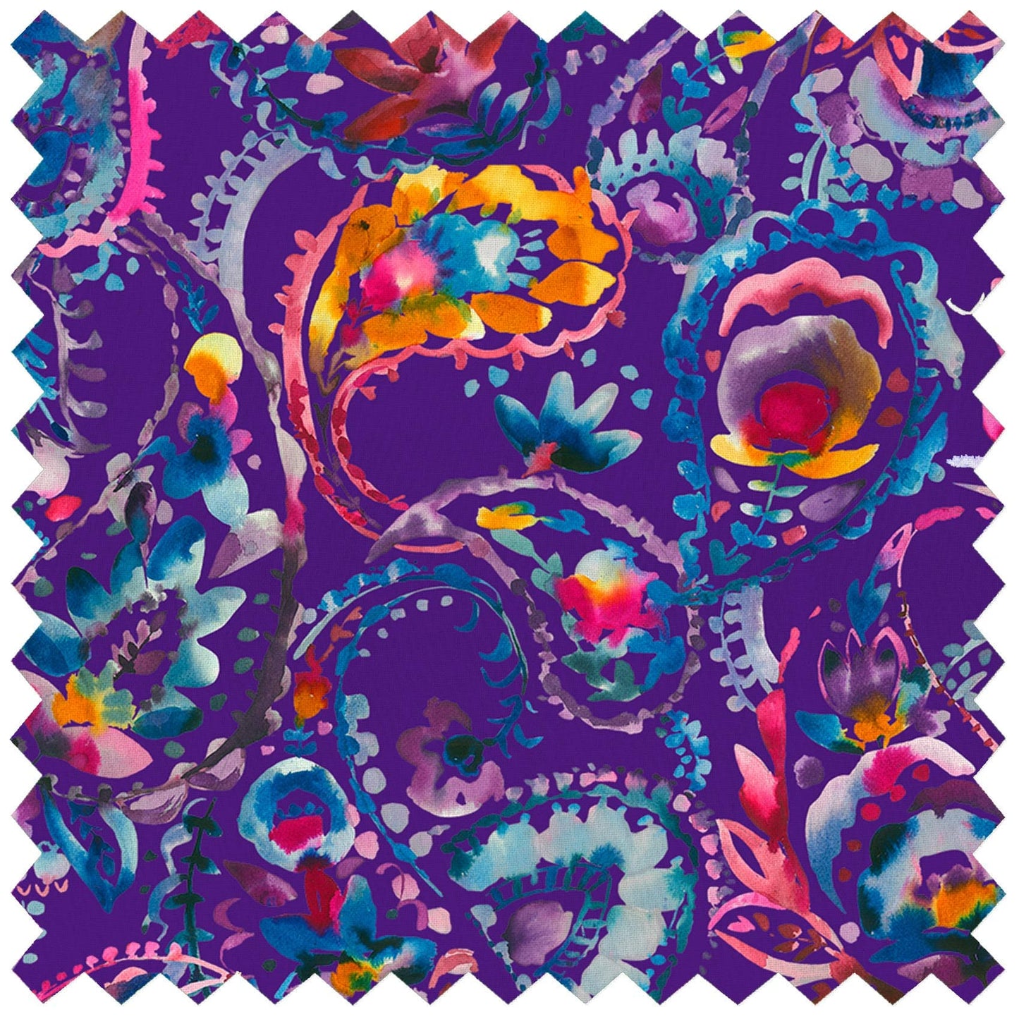 Shrabana Carnival Amethyst Lomond Pima Lawn Cotton - Dress Fabric