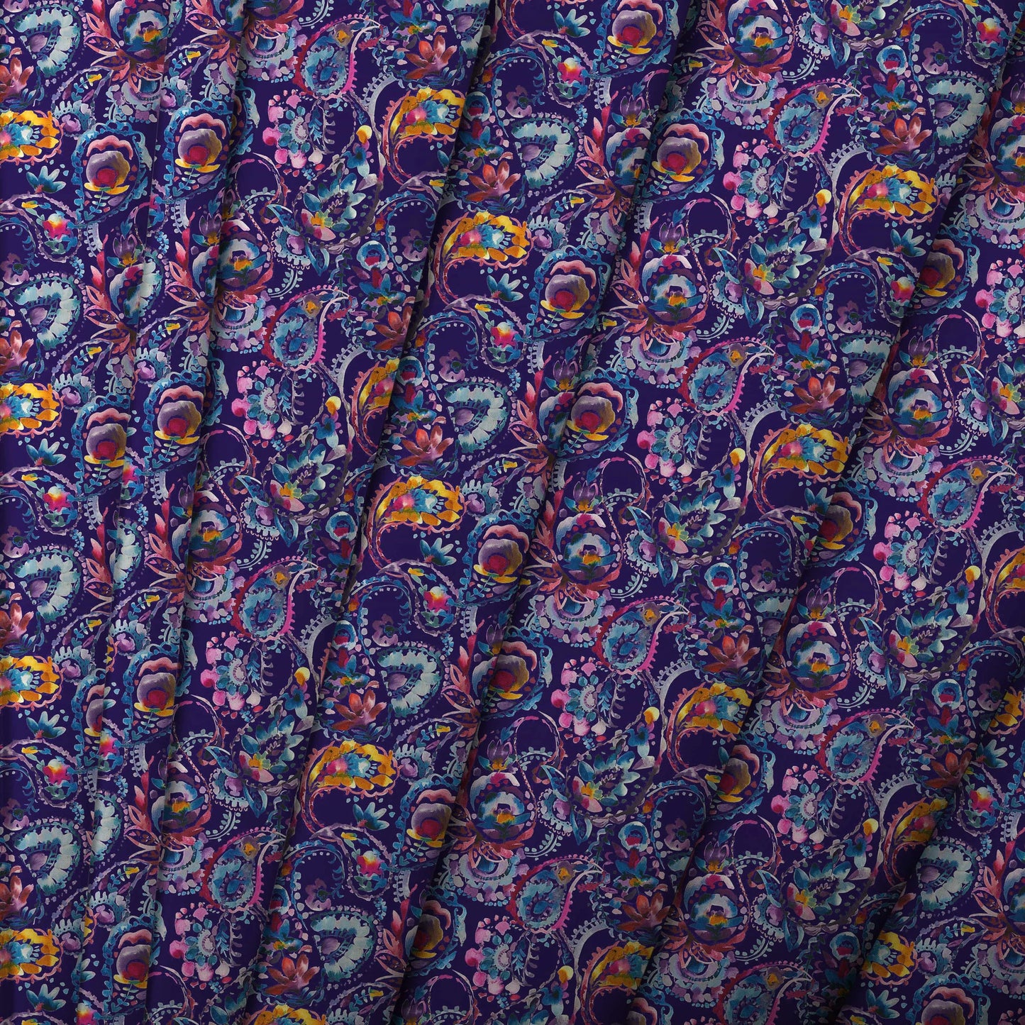 Shrabana Carnival Amethyst Lomond Pima Lawn Cotton - Dress Fabric