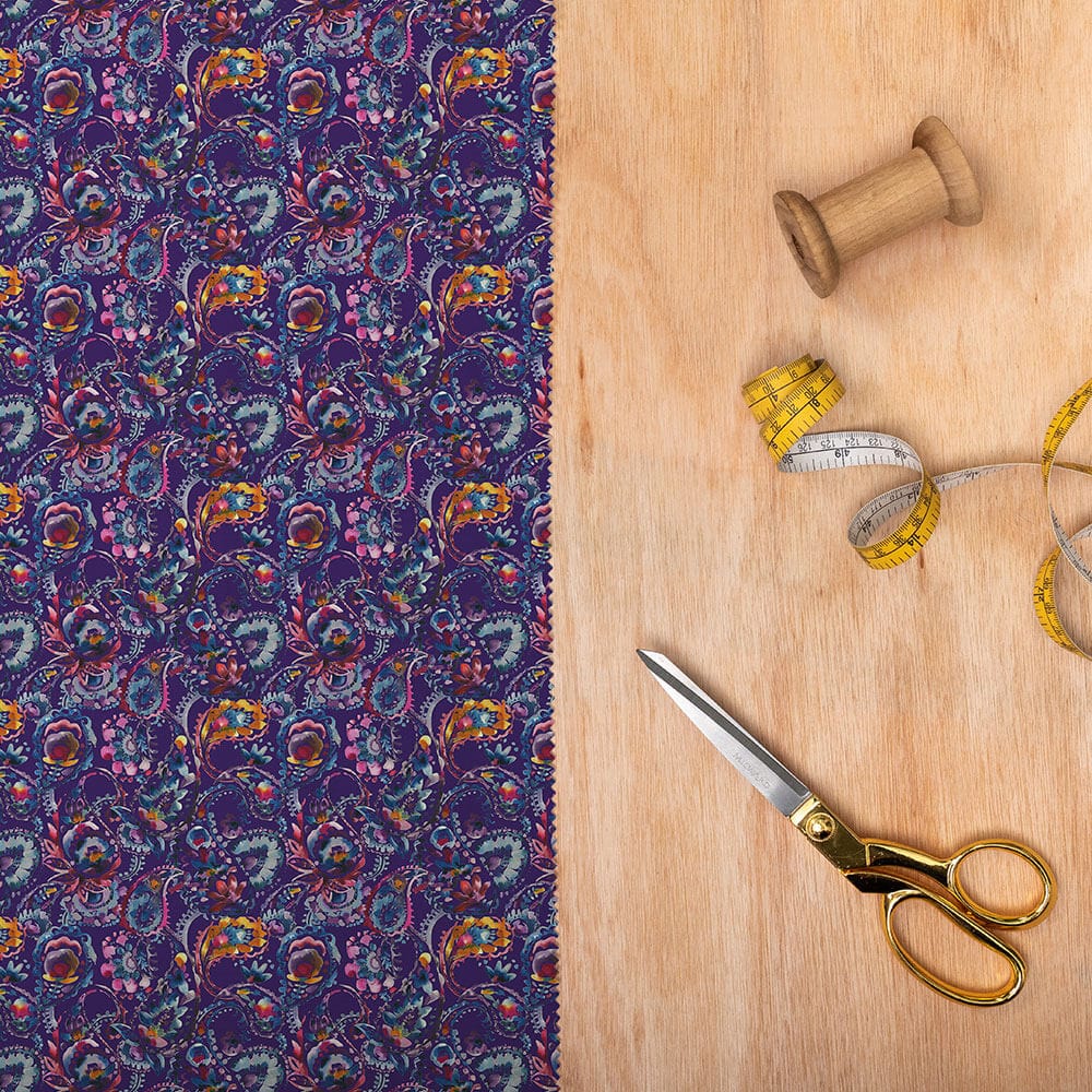 Shrabana Carnival Amethyst Lomond Pima Lawn Cotton - Dress Fabric