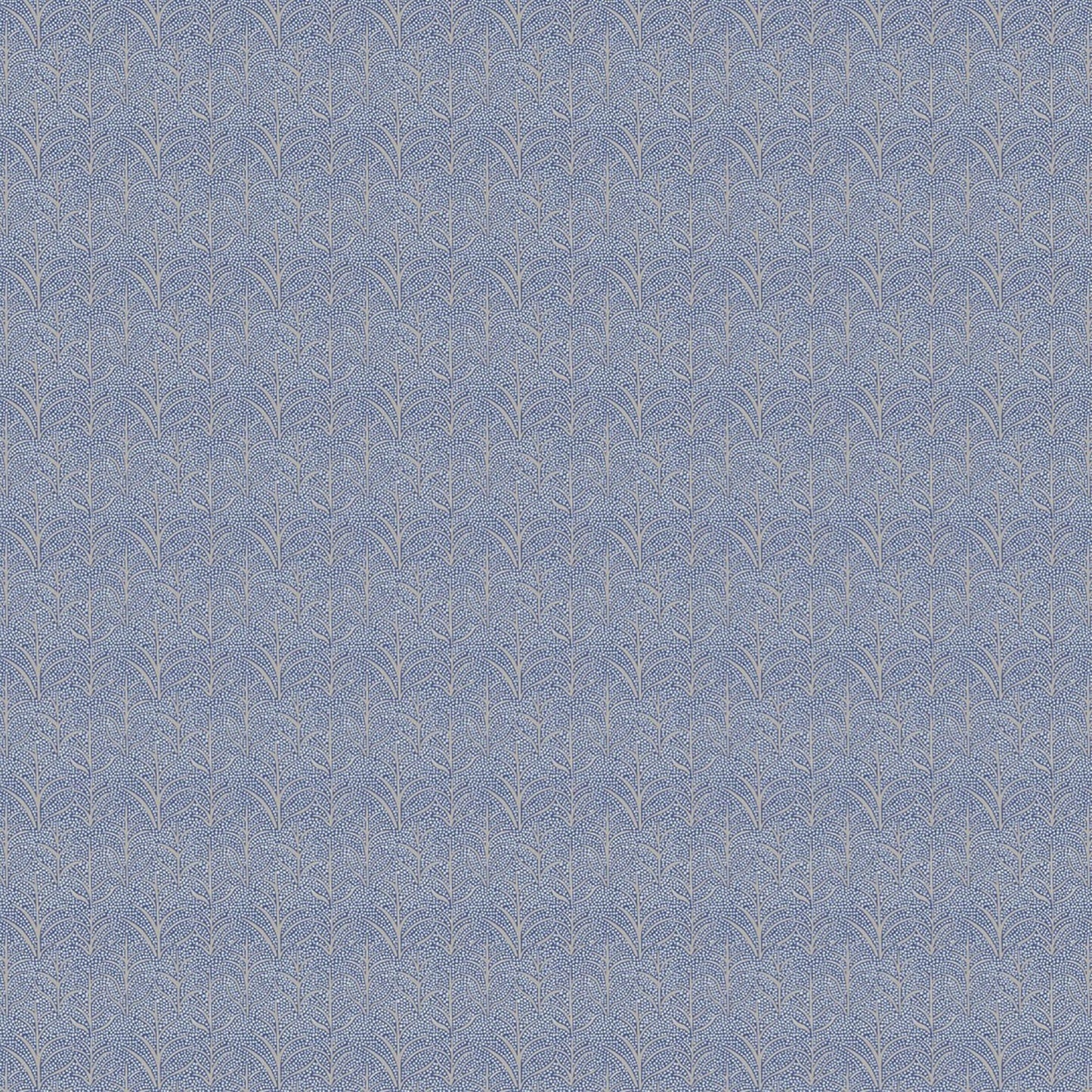 Simba Print Indigo Fabric