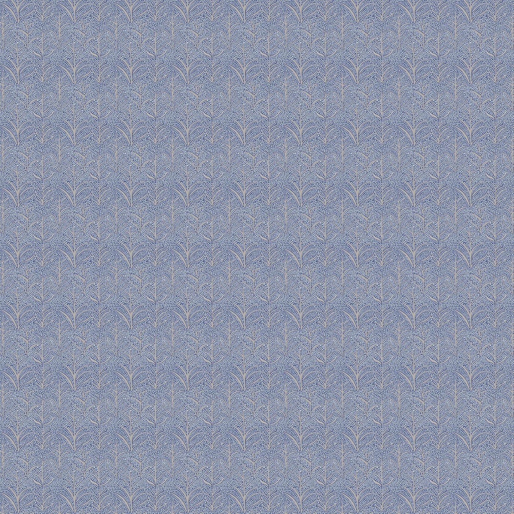 Simba Print Indigo Fabric