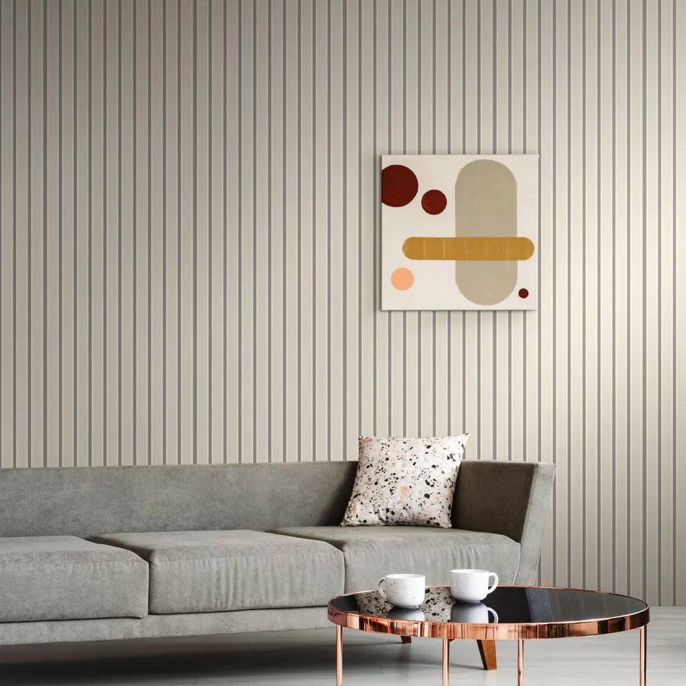 Ticking Stripe Wallpaper