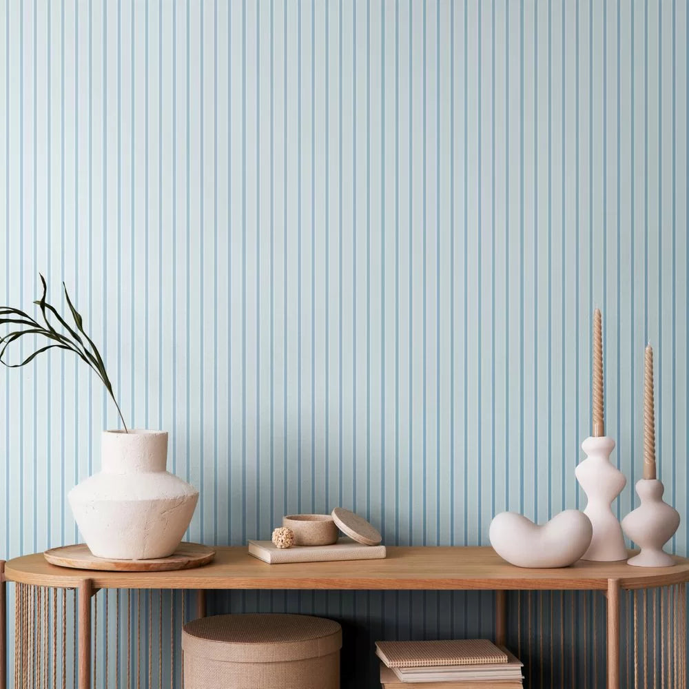 Ticking Stripe Wallpaper