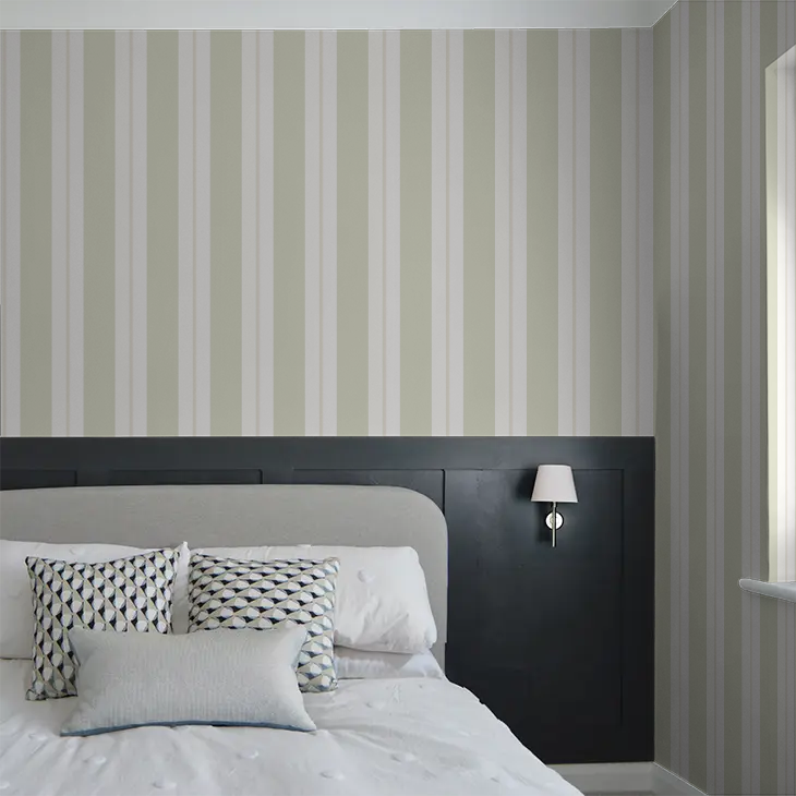 Wide Multi Stripe Wallpaper