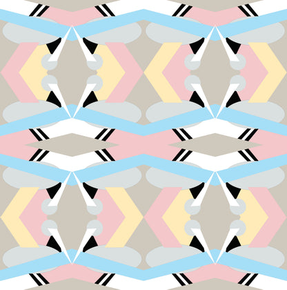 St Johns Fabric - Pink - Petronella Hall