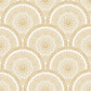 Divine Plates Metallic Wallpaper