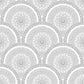 Divine Plates Metallic Wallpaper