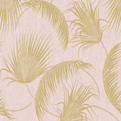 Oasis Leaves Metallic Wallpaper