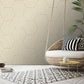 Aztec Hexagons Metallic Wallpaper