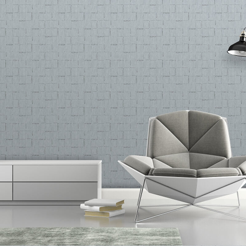 Geometric Lines Metallic Wallpaper