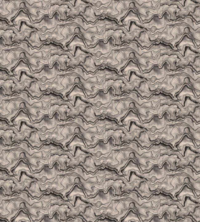 Meander Fabric - Black