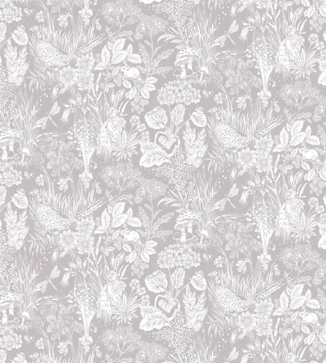 The Willows Fabric - Purple