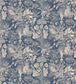 The Willows Fabric - Blue