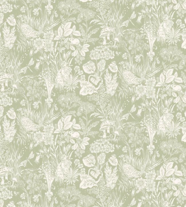 The Willows Fabric - Green