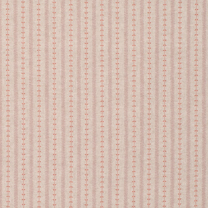 Cottage Stripe Fabric - Pink - Jim Lawrence