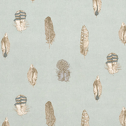 Featherdown Fabric - Teal - Jim Lawrence