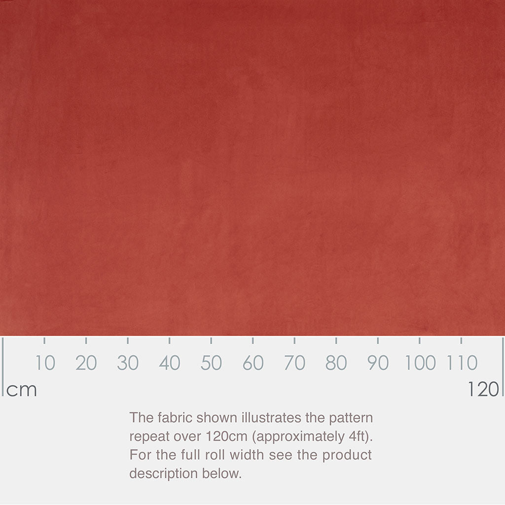 Hunstanton Velvet Fabric - Orange - Jim Lawrence