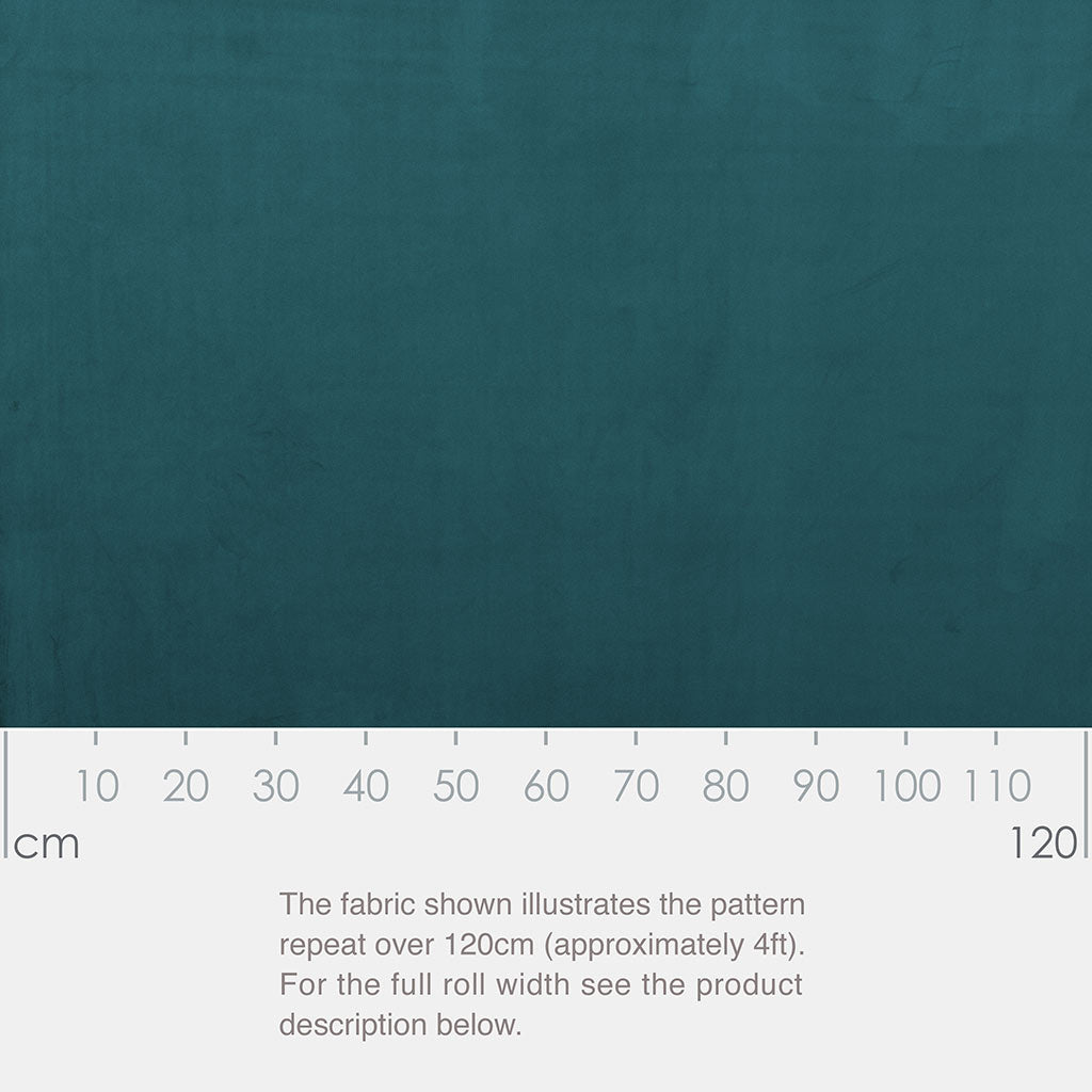 Hunstanton Velvet Fabric - Teal - Jim Lawrence