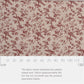 Isabelle Printed Linen Fabric - Red - Jim Lawrence