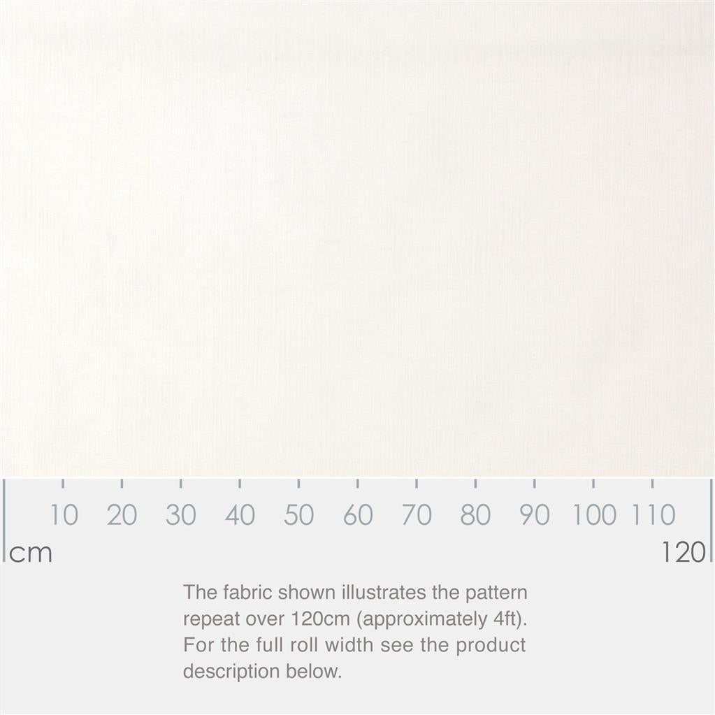 Lara Voile Fabric - White - Jim Lawrence