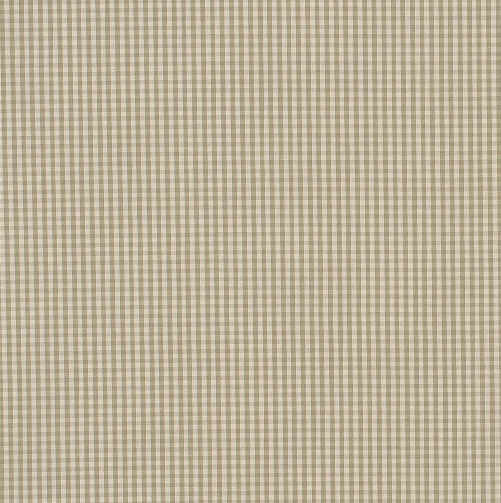 Longford Gingham Fabric - Sand - Jim Lawrence