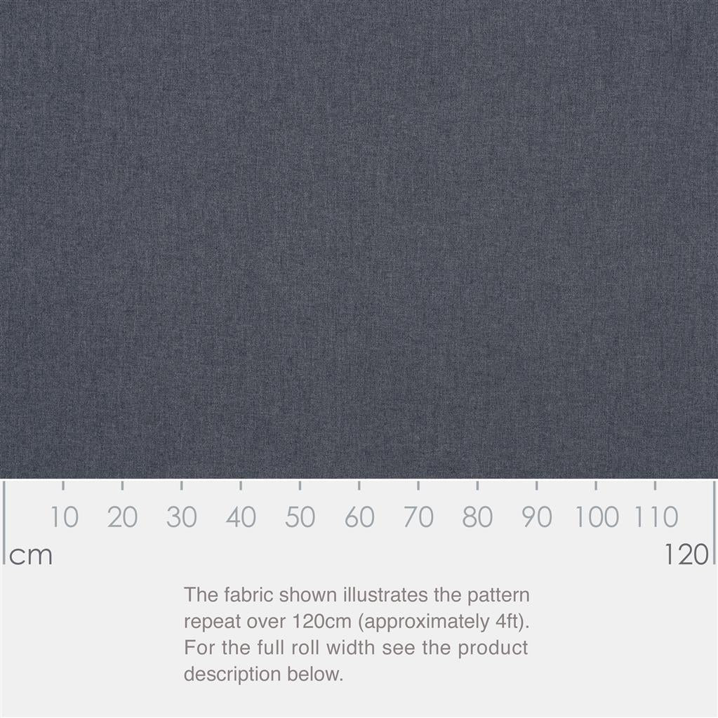 Lovat Herringbone Tweed Fabric - Blue - Jim Lawrence