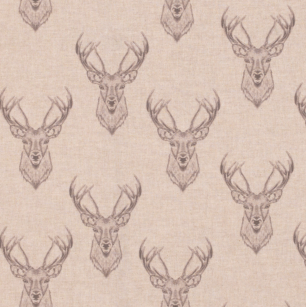 Stag Fabric - Pink - Jim Lawrence
