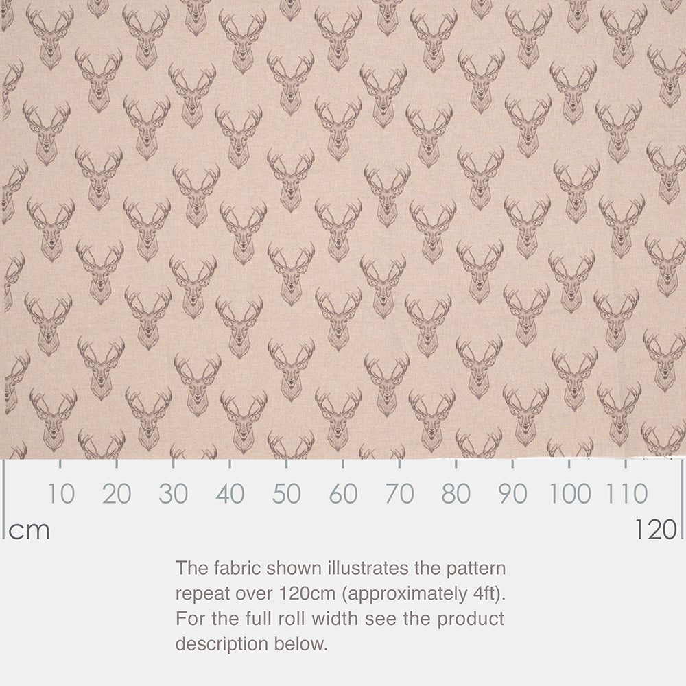 Stag Fabric - Pink - Jim Lawrence