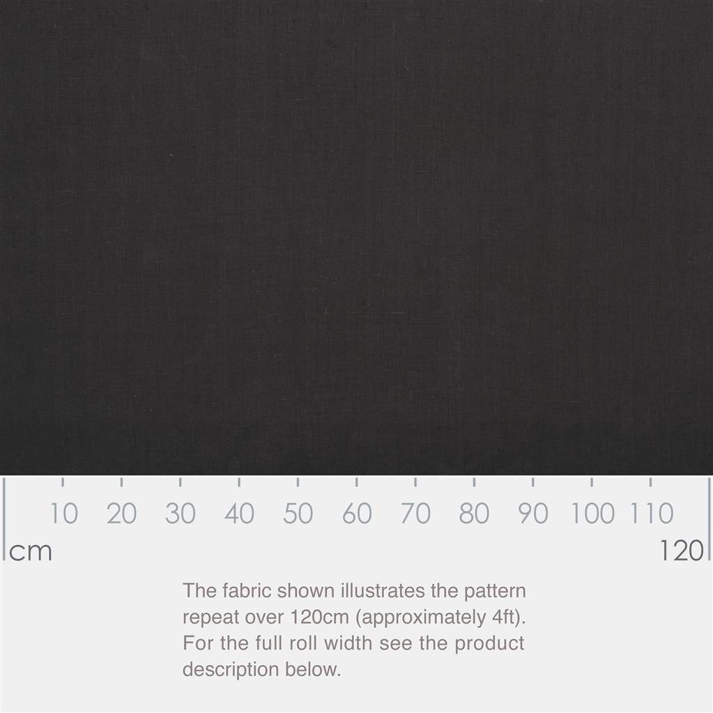 Waterford Linen Fabric - Black - Jim Lawrence