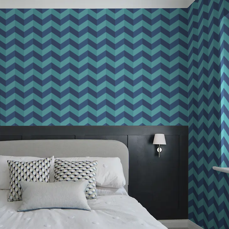 Illusion Chevron Wallpaper