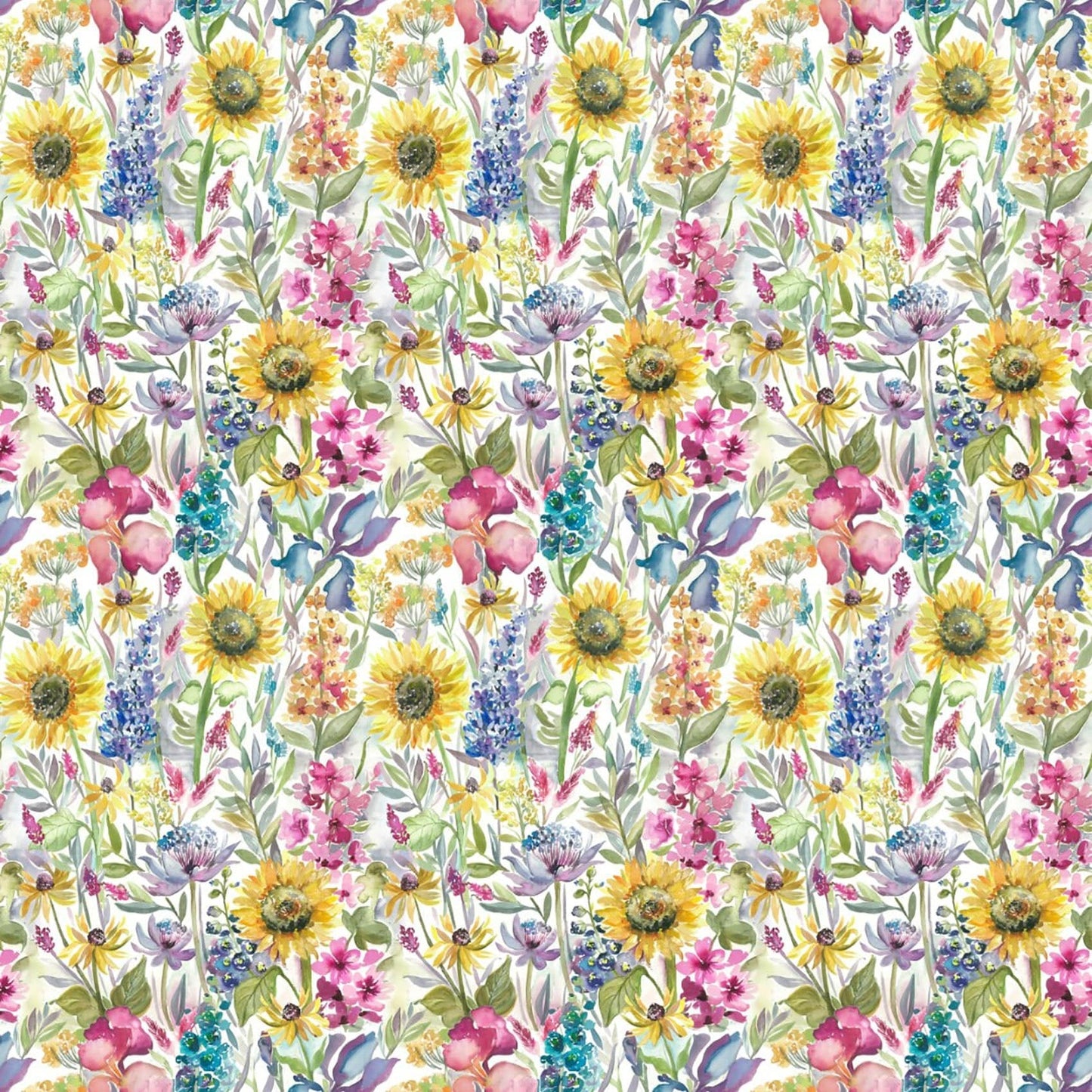 Sunflower Summer Cream Fabric