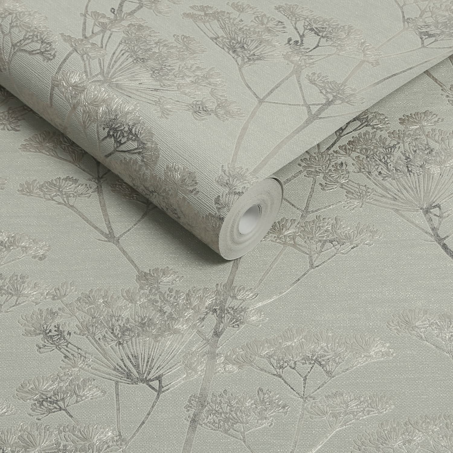 Serene Seedhead Wallpaper - Sage - Boutique Luxury