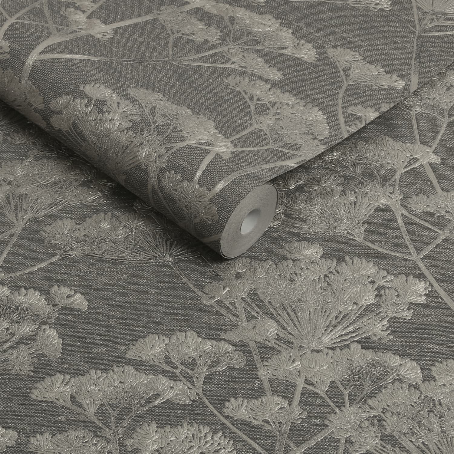 Serene Seedhead Wallpaper - Taupe & Gold - Boutique Luxury