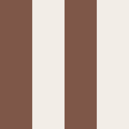 Shanklin Stripes Wallpaper - Brown - Summer Gray
